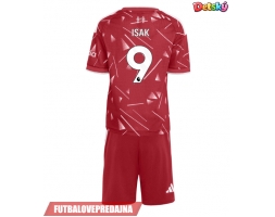 Lacne Dětský Futbalové dres Liverpool Alexander Isak #9 2026-27 Krátky Rukáv - Domáci (+ trenírky)